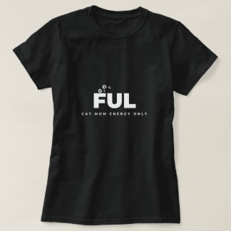 Camiseta Ilustración de amor de gato adorable y acurrucado