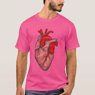Camiseta Ilustracion de anatomía médica Anatomía cardíaca h