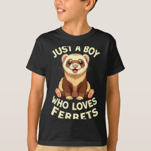 Camiseta Ilustración de animalitos adorables: niño ama huro