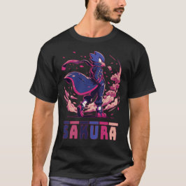 Camiseta Ilustración de anime de pájaro guerrero Sakura int