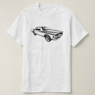 Camiseta Ilustracion de arte Buick Riviera GS 1971 frontal
