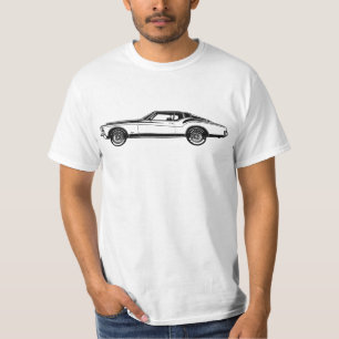 Camiseta Ilustracion de arte Buick Riviera GS 1971 lado