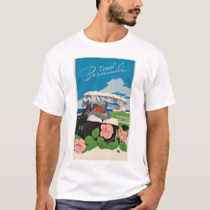Camiseta Ilustración de arte de viajes en las Bermudas anti