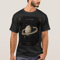 Ilustración de astronomía celestial de Saturno vin