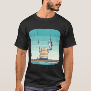 Camiseta Ilustración de atún amarillo