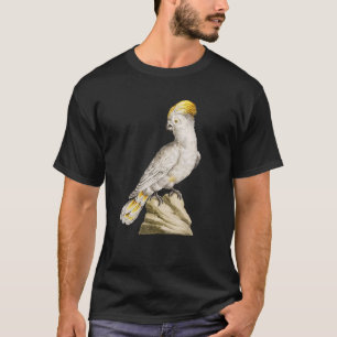 Camiseta Ilustracion De Aves De Cockatoo En Creste Amarillo
