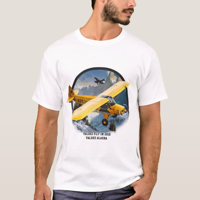 Camiseta Ilustracion de avión (Anverso)