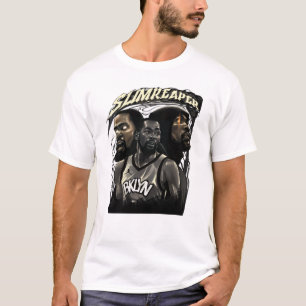 Camiseta Ilustración de baloncesto de Slim Reaper BKLYN