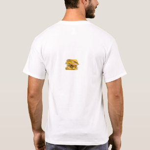 Camiseta Ilustración de Big Juicy Burger   Comida Rápida Di