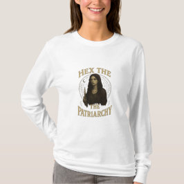 Camiseta Ilustración de bruja wiccana: maldecir al patriarc