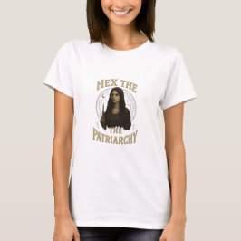 Camiseta Ilustración de bruja wiccana: maldición al patriar