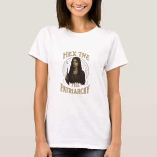 Camiseta Ilustración de bruja wiccana: maldición al patriar