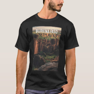 Camiseta Ilustracion de Burkina Faso Viaje al arte