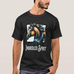 Camiseta Ilustración de caballo Majestic Unbridled Spirit E