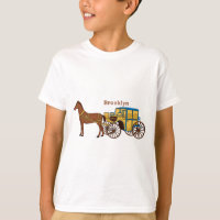Ilustracion de caballos y carruajes reales