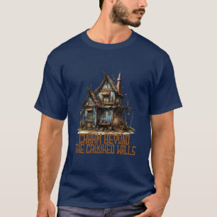 Camiseta Ilustración de cabaña caprichosa regalo idea 