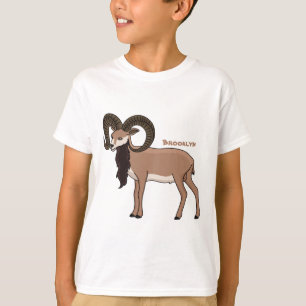 Camiseta Ilustracion de cabra de Mouflon