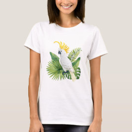 Camiseta Ilustración de cacatúa loro