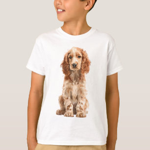 Camiseta Ilustración de cachorro de Golden Cocker Spaniel p