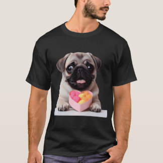 Camiseta Ilustración de caja de regalos del Día de San Vale