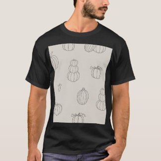Camiseta Ilustracion de calabaza