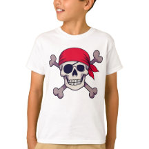 Ilustración de Calavera y Huesos Cruzados de Pirat