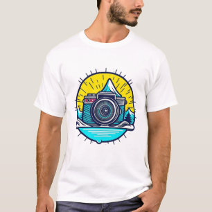 Camiseta ilustracion de cámara