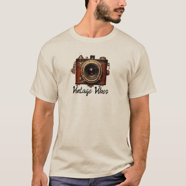 Camiseta Ilustracion de cámara de vídeo (Anverso)