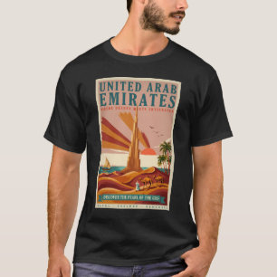 Camiseta Ilustración de camello de Emiratos Árabes Unidos B