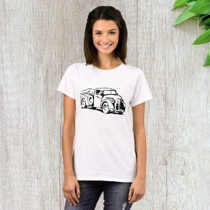 Camiseta Ilustración de Camioneta Agrícola Vintage