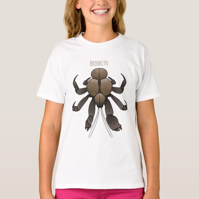 Camiseta Ilustracion de cangrejo de coco personalizado (Anverso)