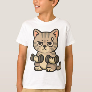 Camiseta Ilustracion de canto gracioso de Cat Karaoke