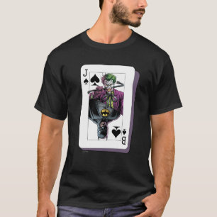 Camiseta Ilustración de carta de juego de Joker y Batman Sp