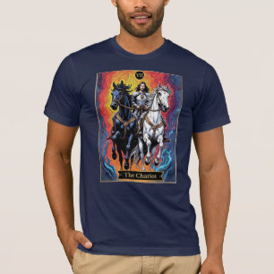 Camiseta Ilustración de carta de tarot, El Carro