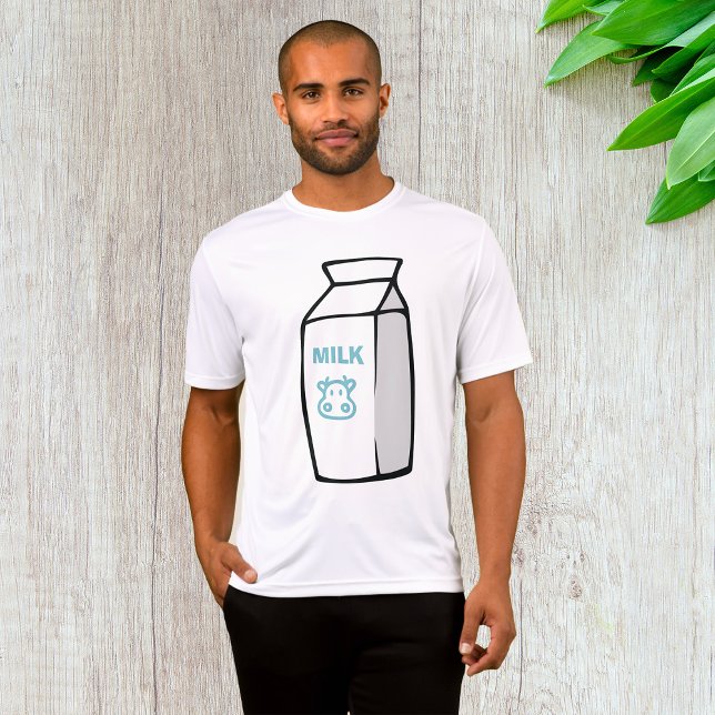 Camiseta Ilustracion de cartón de leche Personalizado de va (Subido por el creador)