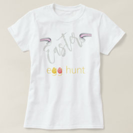 Camiseta Ilustracion de caza personalizada de huevos de pas