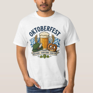 Camiseta Ilustración de celebración de Oktoberfest vintage