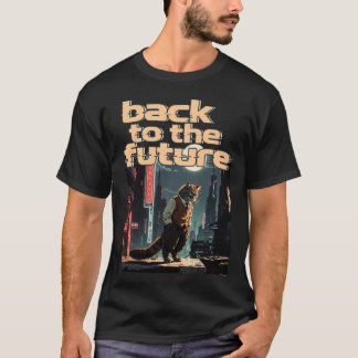 Camiseta Ilustración de ciencia ficción cyberpunk