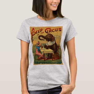 Camiseta Ilustracion de circo vintage Art Antiguo