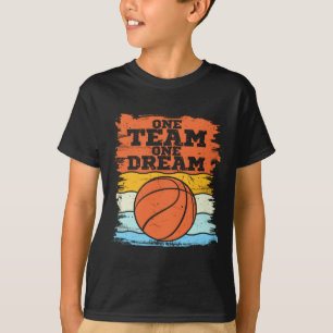 Camiseta Ilustración de cita de jugador de baloncesto equip