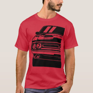 Camiseta Ilustracion de coche de un Challenger de 1971 RT A