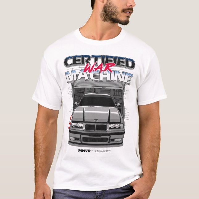 Camiseta  Ilustracion de coche deportivo E36 (Anverso)
