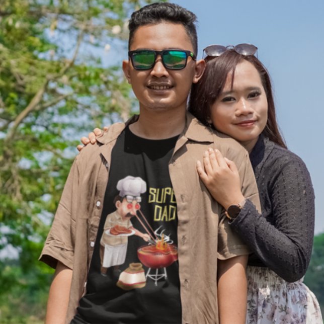 Camiseta Ilustracion de cocina de Super Dad | Dia de los pa (Subido por el creador)