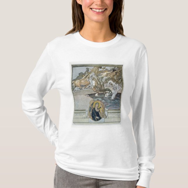 Camiseta Ilustracion de Comedy divino de Dante ' (Anverso)