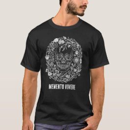 Camiseta Ilustración de cráneo y flores silvestres de Cotta