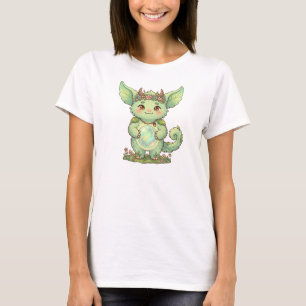 Camiseta Ilustración de criatura de fantasía duende del bos
