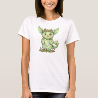 Camiseta Ilustración de criatura de fantasía duende del bos