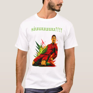 Camiseta Ilustración de Cristiano Ronaldo Portugal