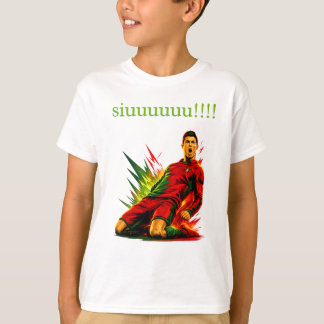 Camiseta Ilustración de Cristiano Ronaldo Portugal