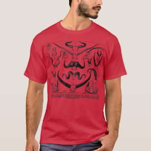 Camiseta Ilustracion de cuernos de animales